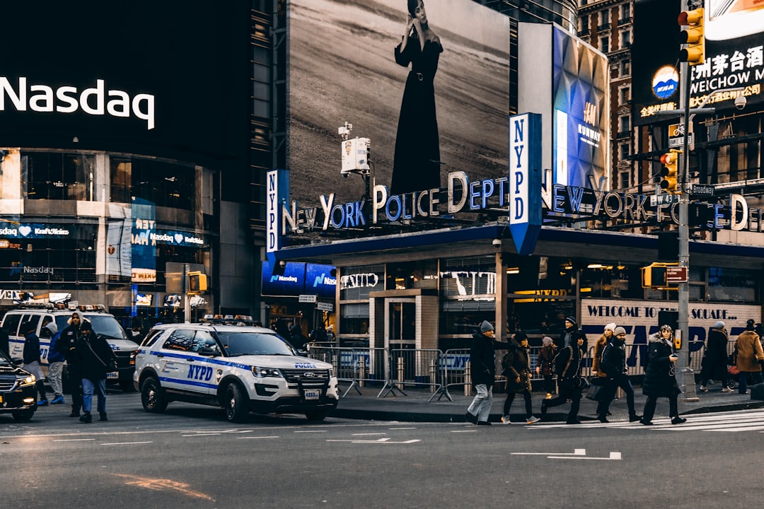 Nasdaq market screens in Times Square