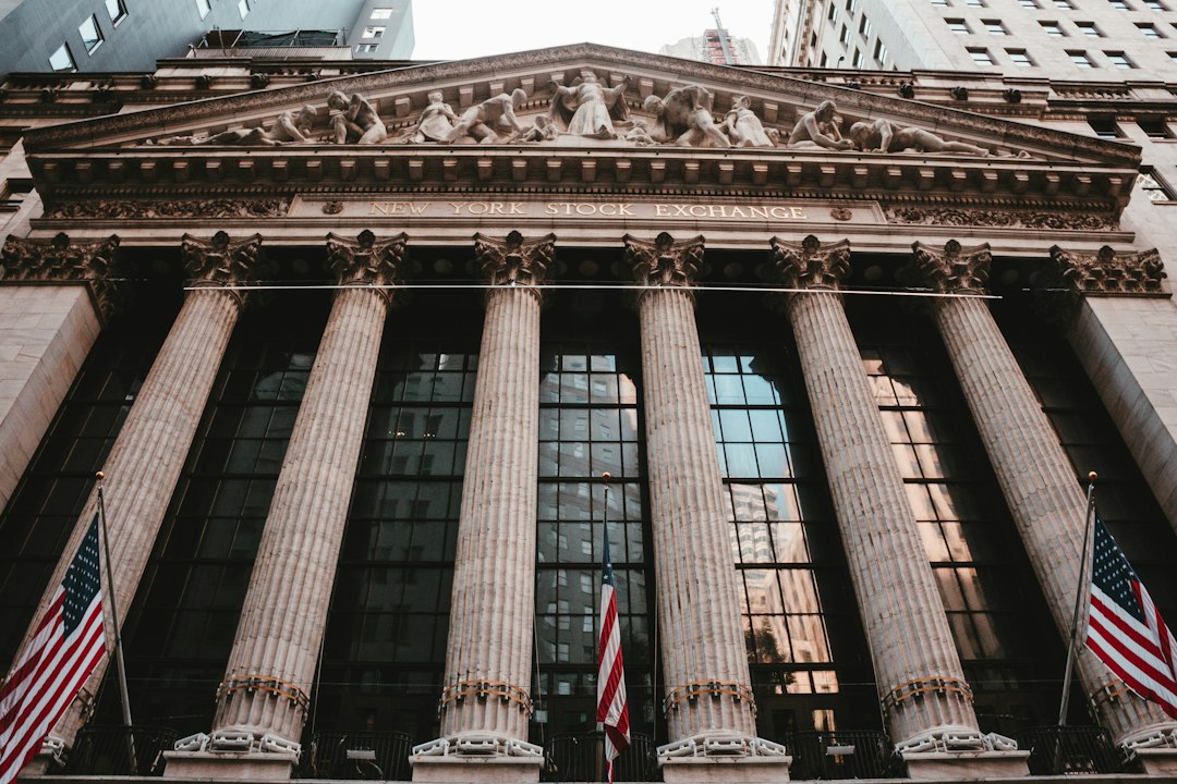 New York Stock Exchange building on Wall Street