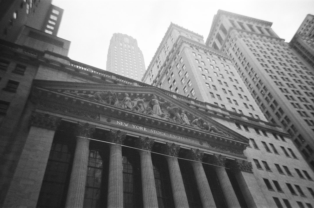 New York Stock Exchange building on Wall Street