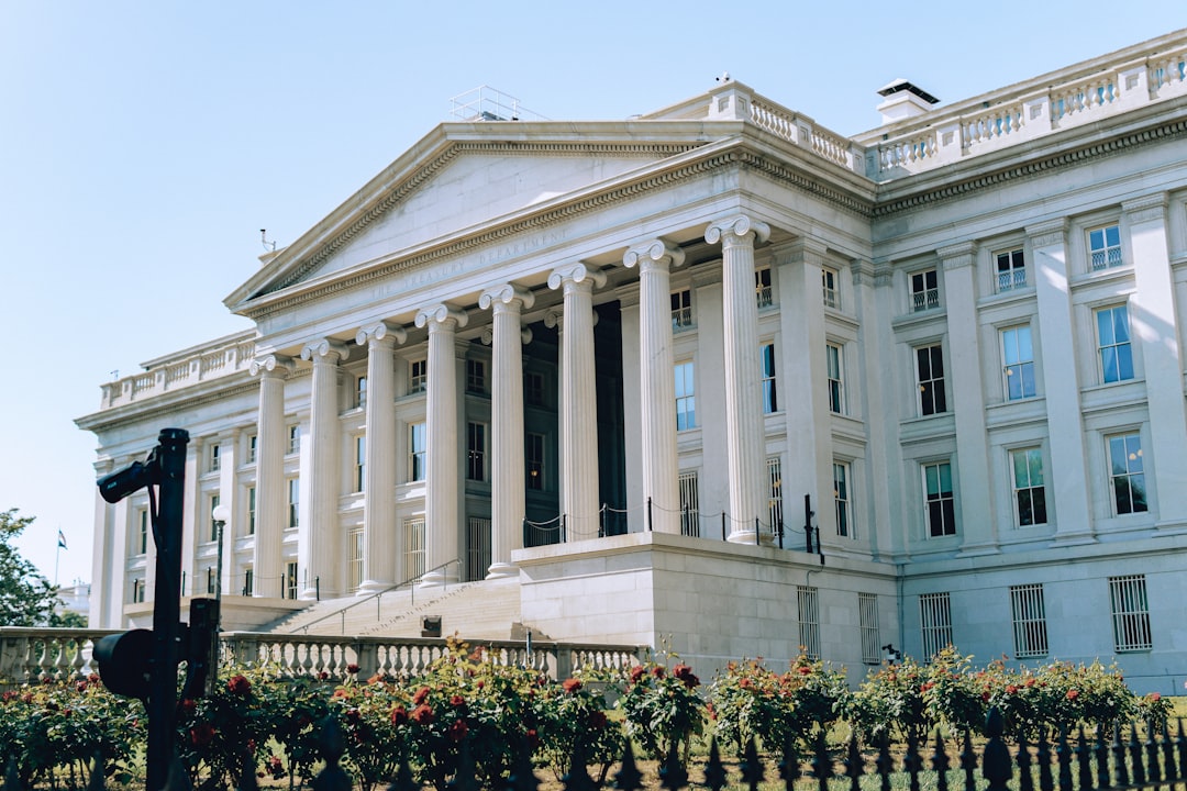 US Treasury building exterior in Washington