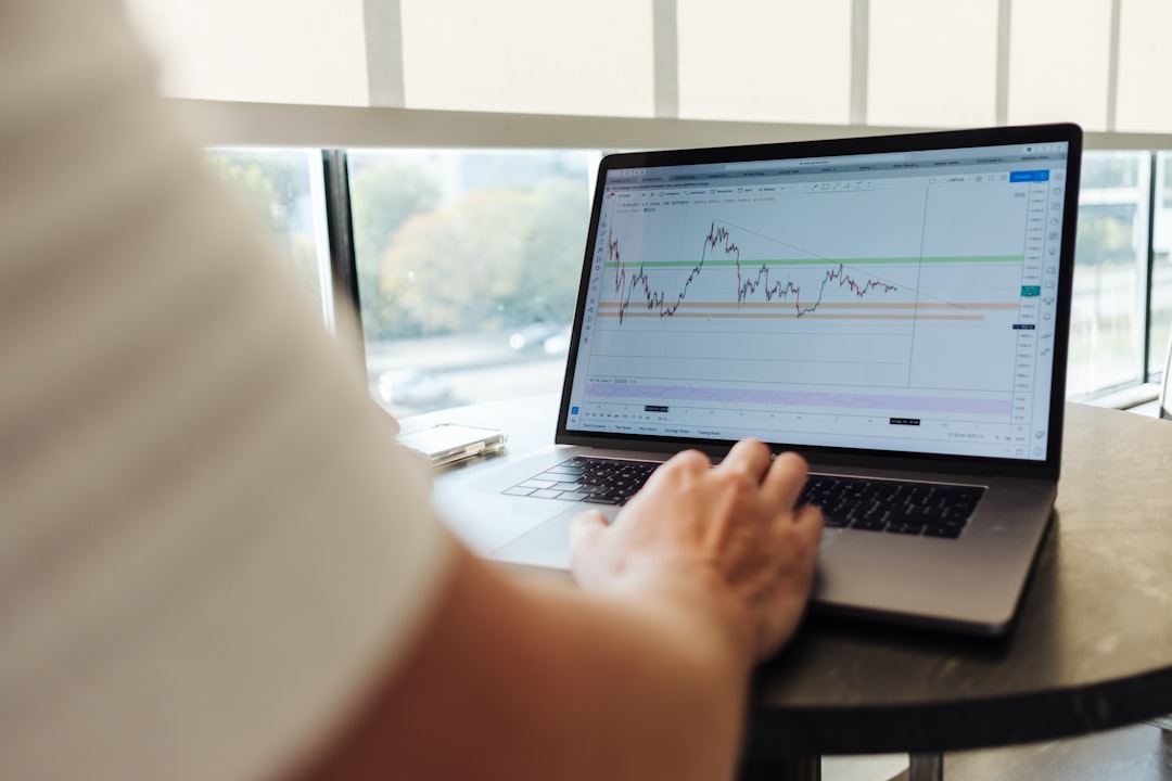 S&P 500 chart on trading screen