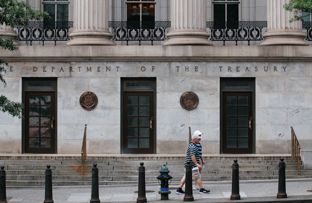 US Treasury building in Washington