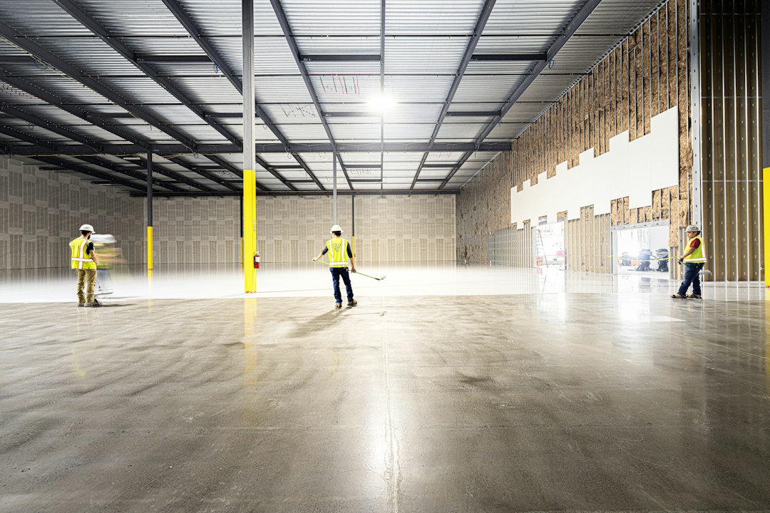 Industrial server manufacturing equipment inside a Texas factory